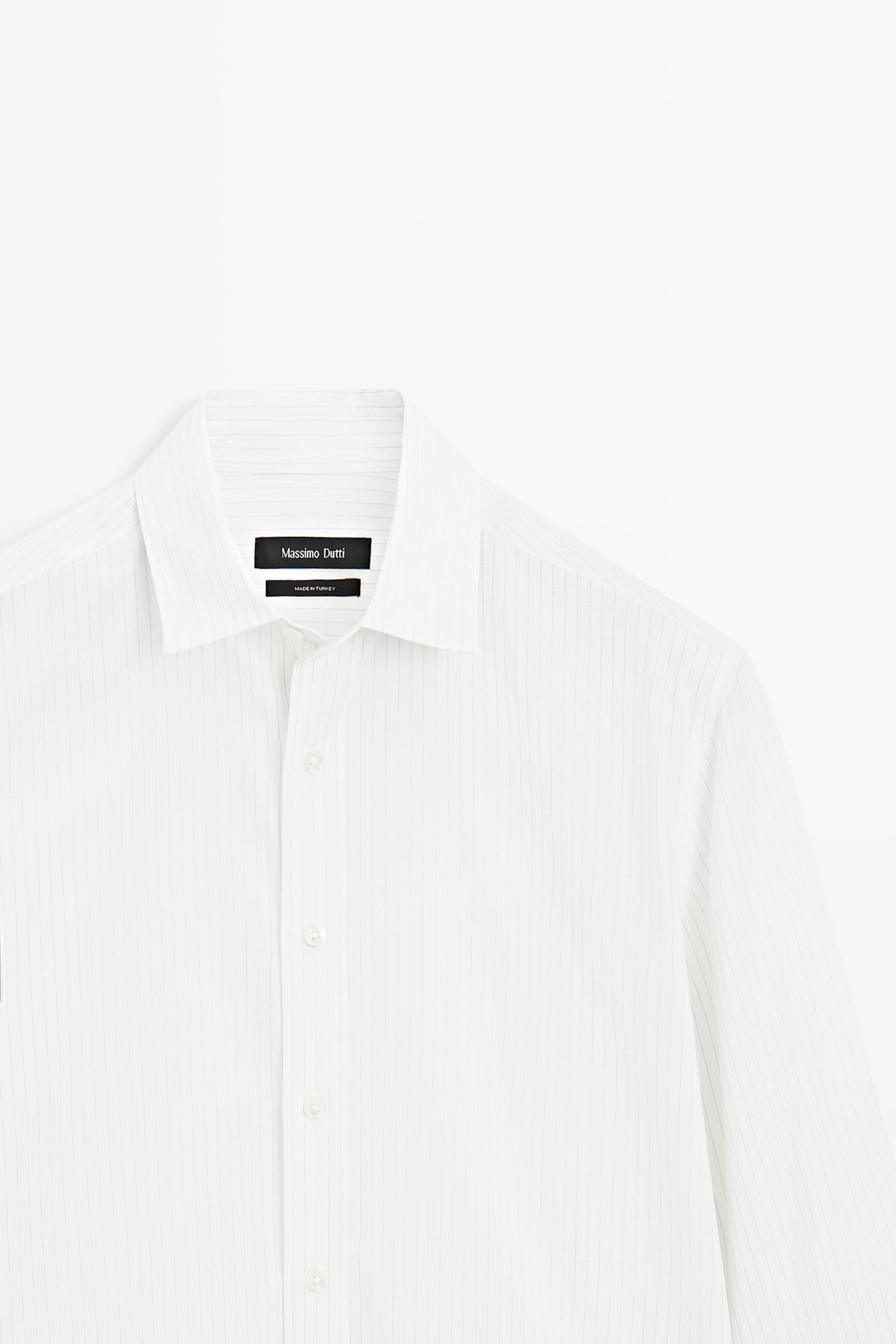 100% cotton striped shirt